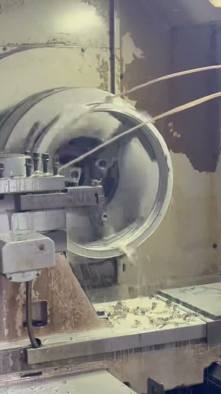 泵口环/耐磨环 CNC 车削加工现场